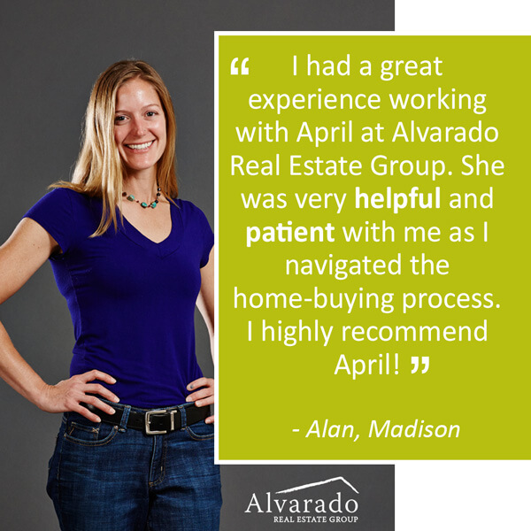 agent profile image and testimonial text