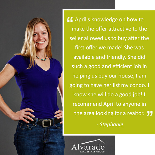 agent profile image and testimonial text